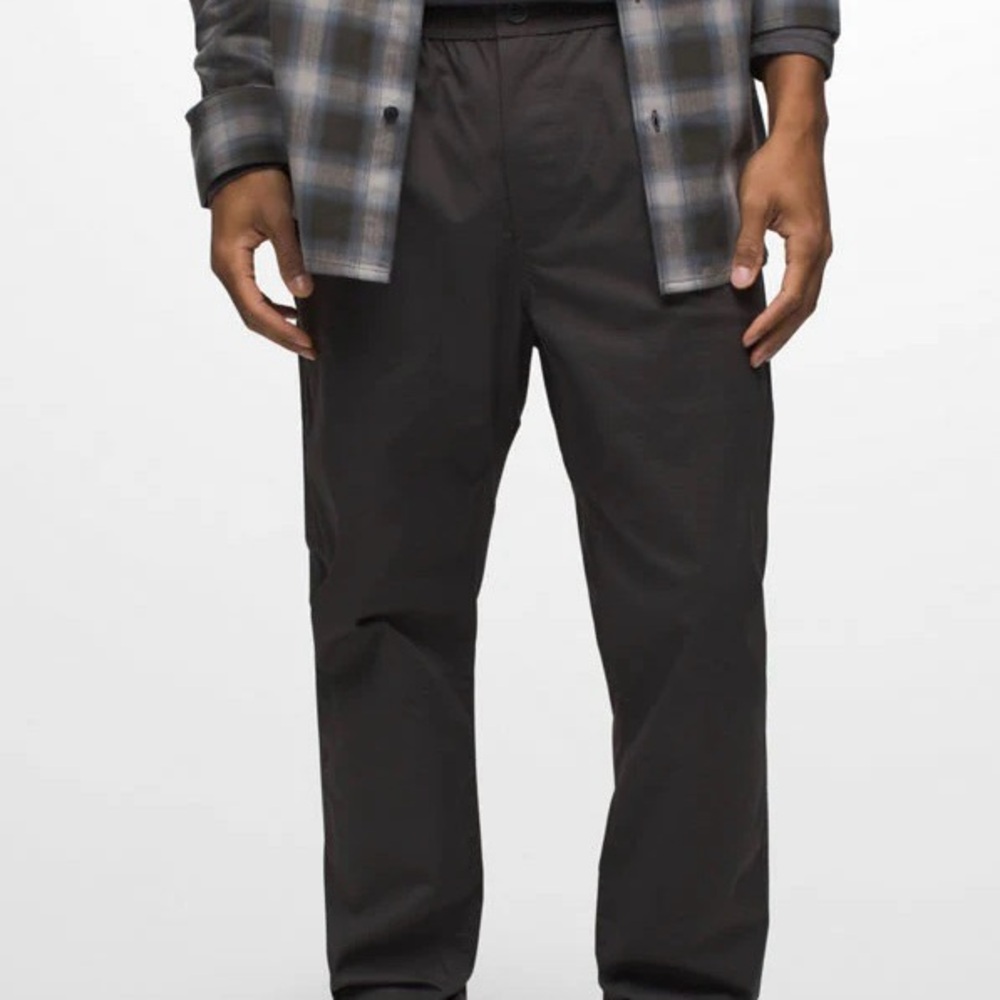 Prana Mens Double Peak E-Waist Standard Fit Pants Size LRG Style# 1968381